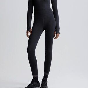 Varley Always Warm Base Layer Leggings - Black Marl - XL